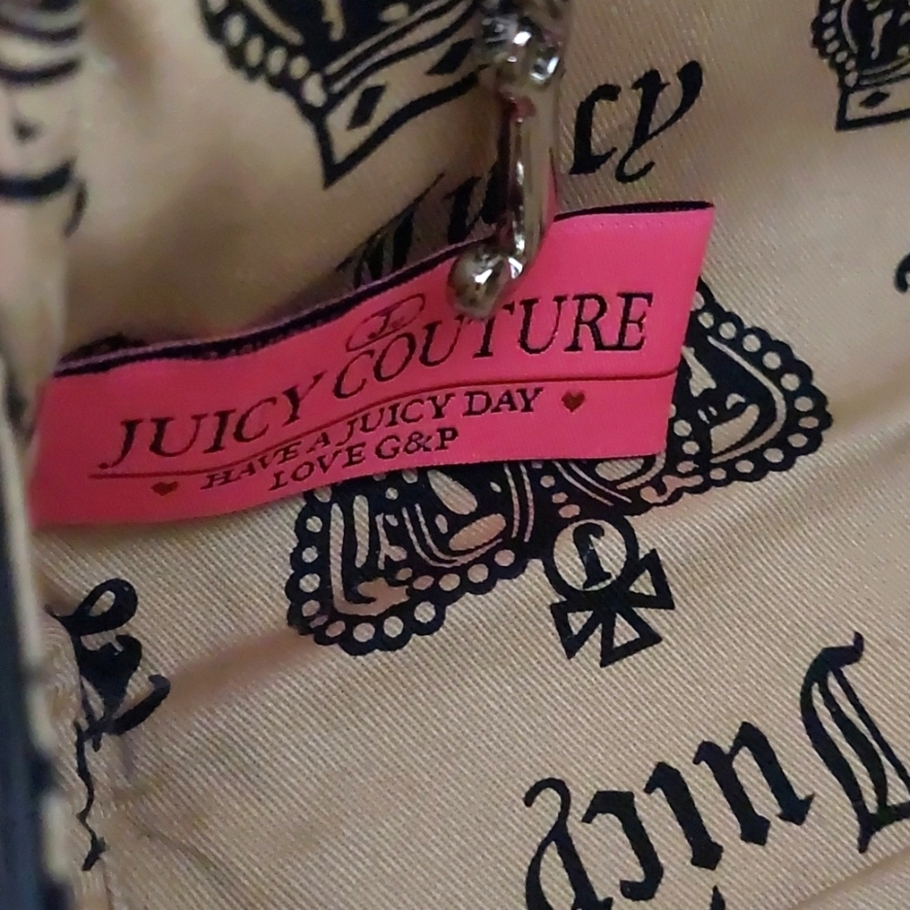 Rare Vintage juicy couture y2k small velvet Juicy American Princess stachel bag - Picture 15 of 16